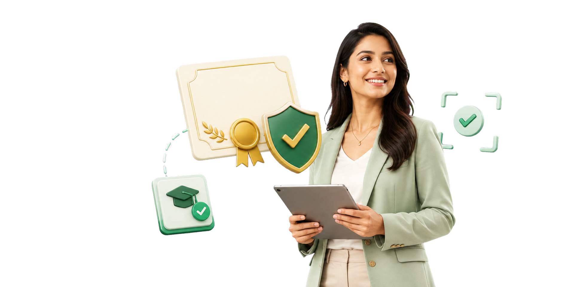 Certificates issued and verified automatically